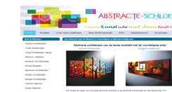 Desktop Screenshot of abstracte-schilderijen.eu